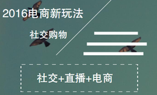 2016电商新玩法:社交+电商+直播